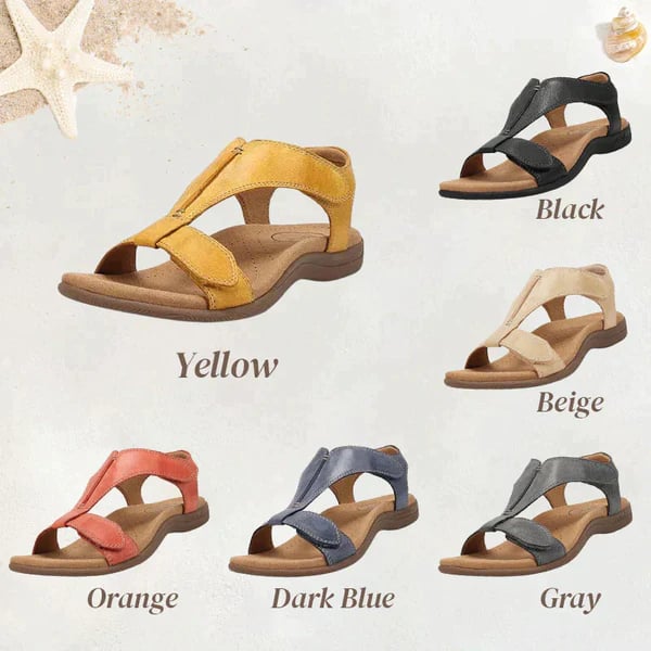 🔥Last Day Promotion 50% OFF -Leather Adjustable Sandals