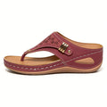 🌺 Walk in Comfort All Day | Women's Elevated Casual Sandals with Foot-Friendly Support & Roomy Fit ✨🔥