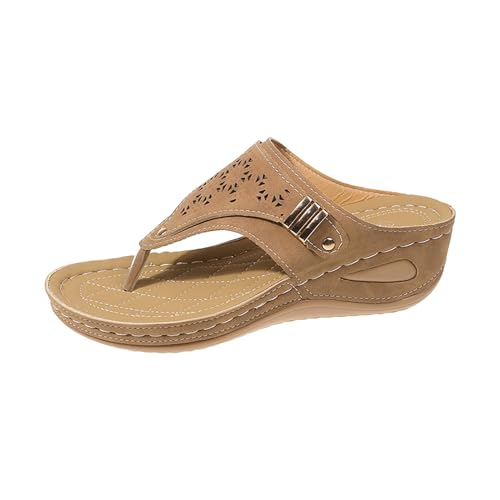 🌺 Walk in Comfort All Day | Women's Elevated Casual Sandals with Foot-Friendly Support & Roomy Fit ✨🔥